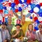 Red White and Blue Balloons Garland Arch Kit, 4th of July Party Balloons Decorations